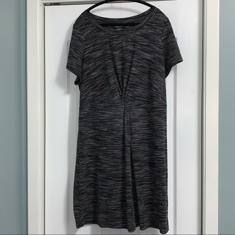 MICHEL STUDIO PENNINGTONS front twist casual shirt dress plus size 2X
